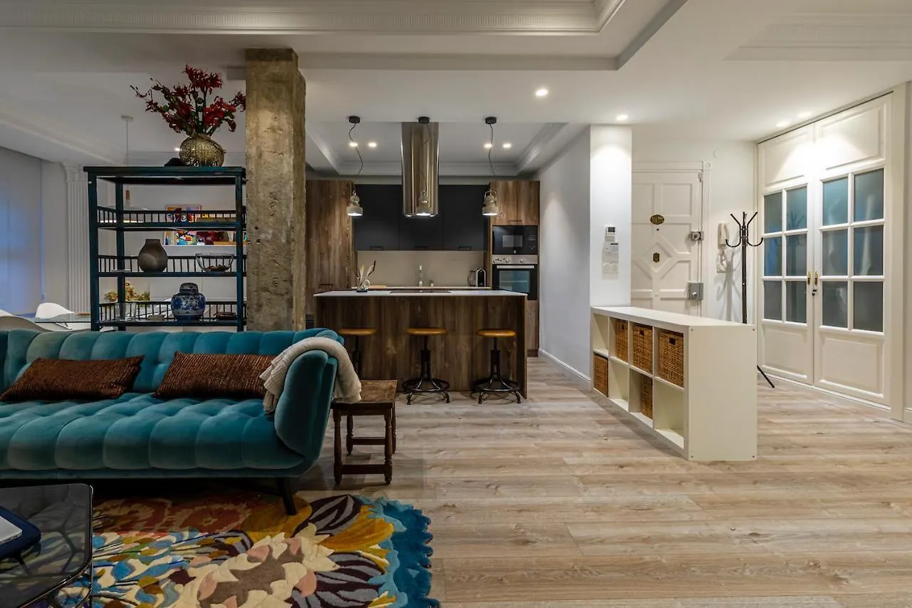 110 M2 Central Apartment In Abando Close To Guggenheim With Parking Bilbao