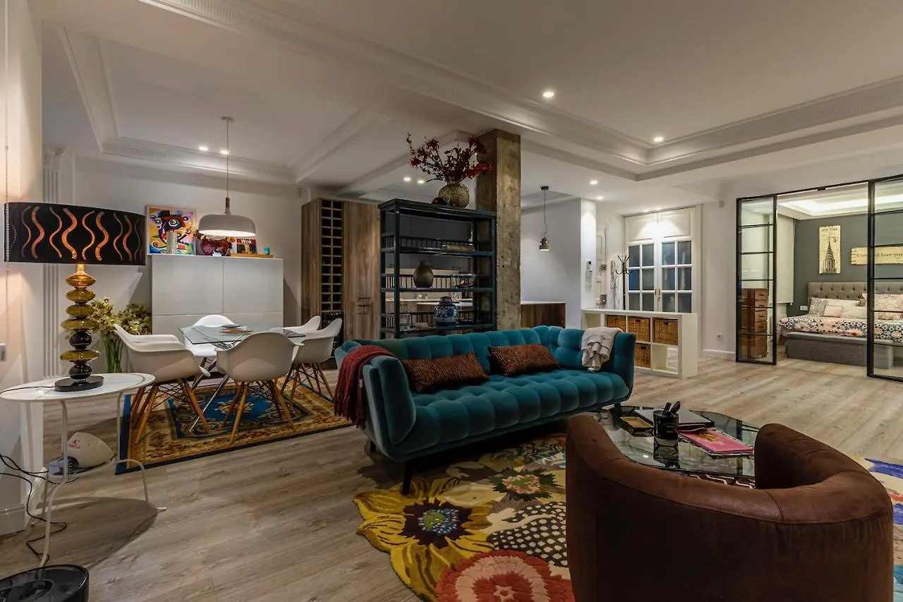 110 M2 Central Apartment In Abando Close To Guggenheim With Parking Bilbao